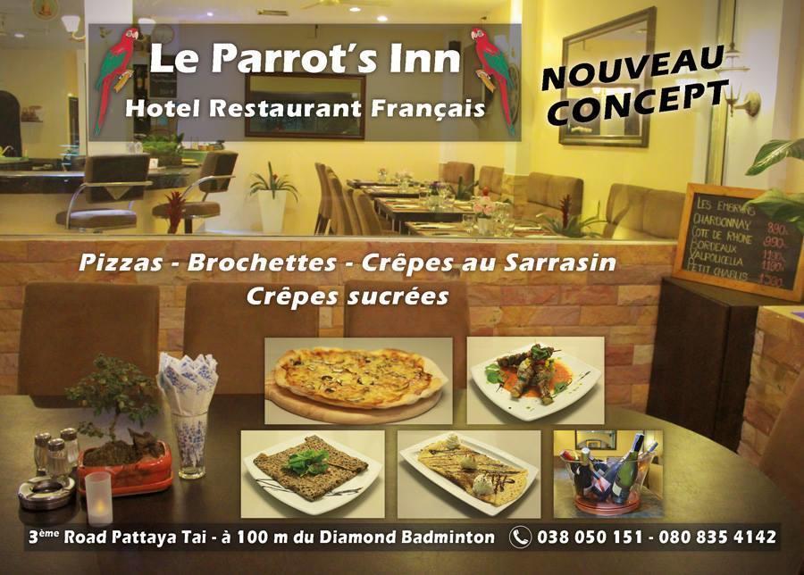 Le Parrots-Inn Bãi biển Jomtien Ngoại thất bức ảnh