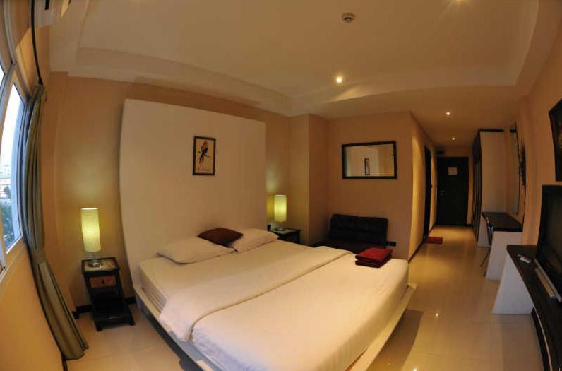 Le Parrots-Inn Bãi biển Jomtien Phòng bức ảnh